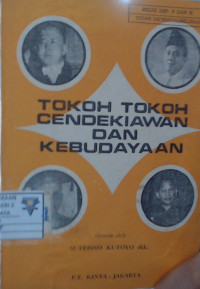 Tokoh Tokoh Cendekiawan Dan Kebudayaan