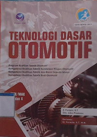 Image of TEKNOLOGI DASAR OTOMOTIF