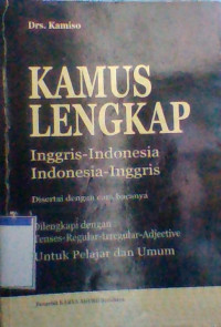 KAMUS LENGKAP INGGRIS - INDONESIA INDONESIA - INGGRIS